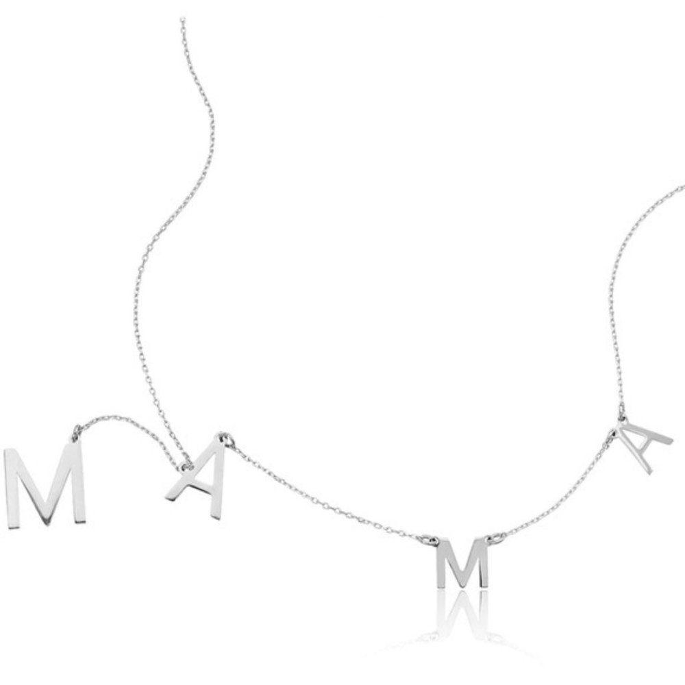 NWT ADORNIA Mama Lariat Necklace in Sterling Silver